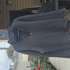 Men's Gray Quarter-Zip Sweater